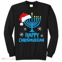 Happy Chrismukkah Santa Hat Christmas Hanukkah Sleep Sweatshirt thumb 0