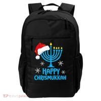 Happy Chrismukkah Santa Hat Christmas Hanukkah Sleep Backpack thumb 0