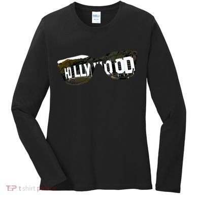 Hollywood California Sign Souvenir Women's Long Sleeve Shirt