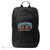 Hollywood Cartoon Style Illustration City Backpack thumb 0