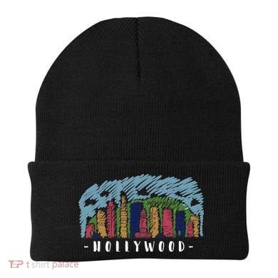 Hollywood Cartoon Style Illustration Beanie