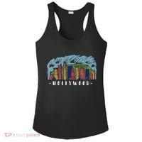 Hollywood Cartoon Style Illustration Ladies PosiCharge Competitor Racerback Tank thumb 0