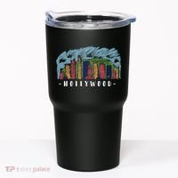 Hollywood Cartoon Style Illustration Tumbler thumb 0