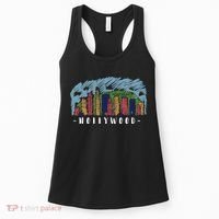 Hollywood Cartoon Style Illustration Women's Tank Top thumb 0
