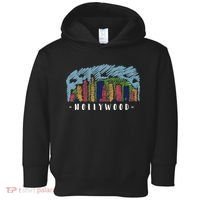 Hollywood Cartoon Style Illustration Toddler Hoodie thumb 0