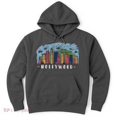 Hollywood Cartoon Style Illustration Hoodie