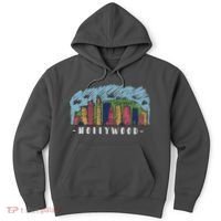 Hollywood Cartoon Style Illustration Hoodie thumb 0