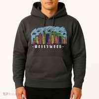 Hollywood Cartoon Style Illustration Hoodie thumb 2