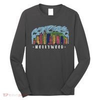 Hollywood Cartoon Style Illustration Long Sleeve Shirt thumb 0