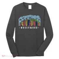 Hollywood Cartoon Style Illustration Long Sleeve Shirt thumb 0