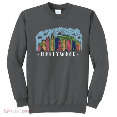 Hollywood Cartoon Style Illustration Sweatshirt