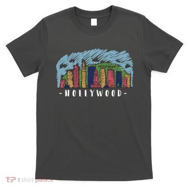 Hollywood Cartoon Style Illustration T-Shirt