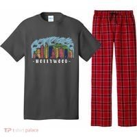 Hollywood Cartoon Style Illustration Pajama Set thumb 0