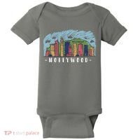 Hollywood Cartoon Style Illustration Baby Bodysuit thumb 0