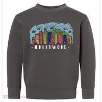 Hollywood Cartoon Style Illustration Toddler Sweatshirt thumb 0