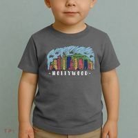 Hollywood Cartoon Style Illustration Toddler T-Shirt thumb 2