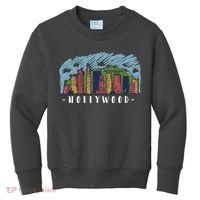 Hollywood Cartoon Style Illustration Kids Sweatshirt thumb 0
