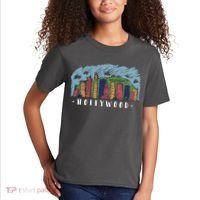 Hollywood Cartoon Style Illustration Kids T-Shirt thumb 2