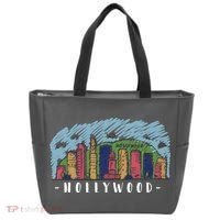 Hollywood Cartoon Style Illustration Tote Bag thumb 0