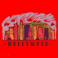 Hollywood Cartoon Style Illustration Santa Hat thumb 1
