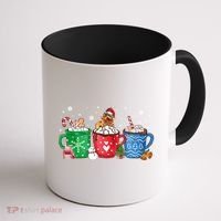 Hot Chocolate S Winter Mug Poodle Cream Christmas Gift Coffee Mug thumb 1