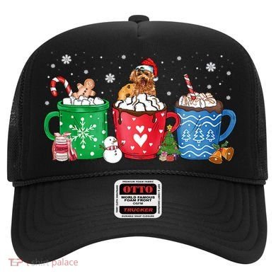 Hot Chocolate S Winter Mug Poodle Cream Christmas Gift Hat