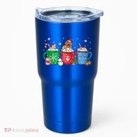 Hot Chocolate S Winter Mug Poodle Cream Christmas Gift Tumbler thumb 0