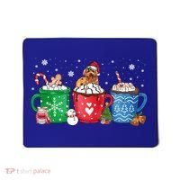 Hot Chocolate S Winter Mug Poodle Cream Christmas Gift Mousepad thumb 0