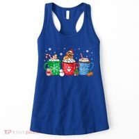 Hot Chocolate S Winter Mug Poodle Cream Christmas Gift Women's Tank Top thumb 0