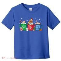 Hot Chocolate S Winter Mug Poodle Cream Christmas Gift Toddler T-Shirt thumb 0