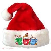 Hot Chocolate S Winter Mug Poodle Cream Christmas Gift Santa Hat thumb 0