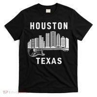 Houston City Skyline Music Texas Souvenir Houston T-Shirt thumb 0