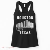 Houston City Skyline Music Texas Souvenir Houston Women's Tank Top thumb 0