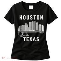 Houston City Skyline Music Texas Souvenir Houston Women's T-Shirt thumb 0