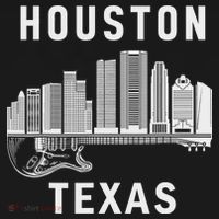 Houston City Skyline Music Texas Souvenir Houston Women's T-Shirt thumb 6