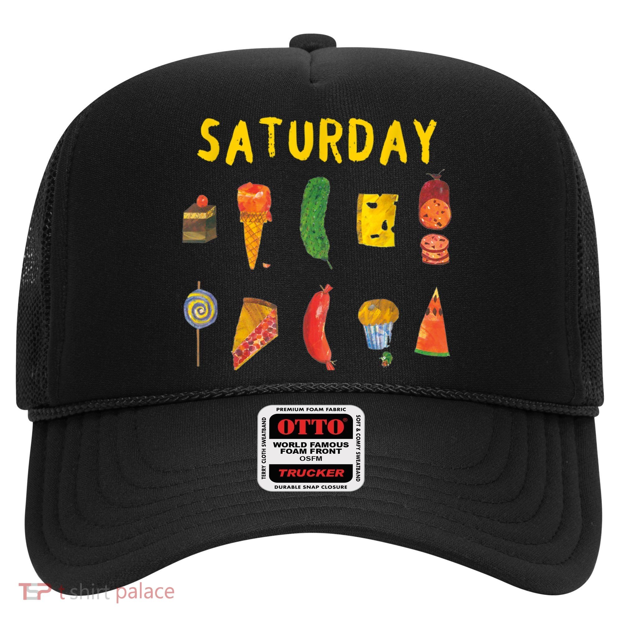 Hungry Caterpillars SATURDAY Funny Fruit Lover Vegan Hat