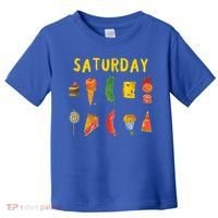 Hungry Caterpillars SATURDAY Funny Fruit Lover Vegan Toddler T-Shirt thumb 0