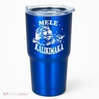 Hawaiian Christmas Santa Shaka Mele Kalikimaka Retro Hawaii Gift Tumbler thumb 0