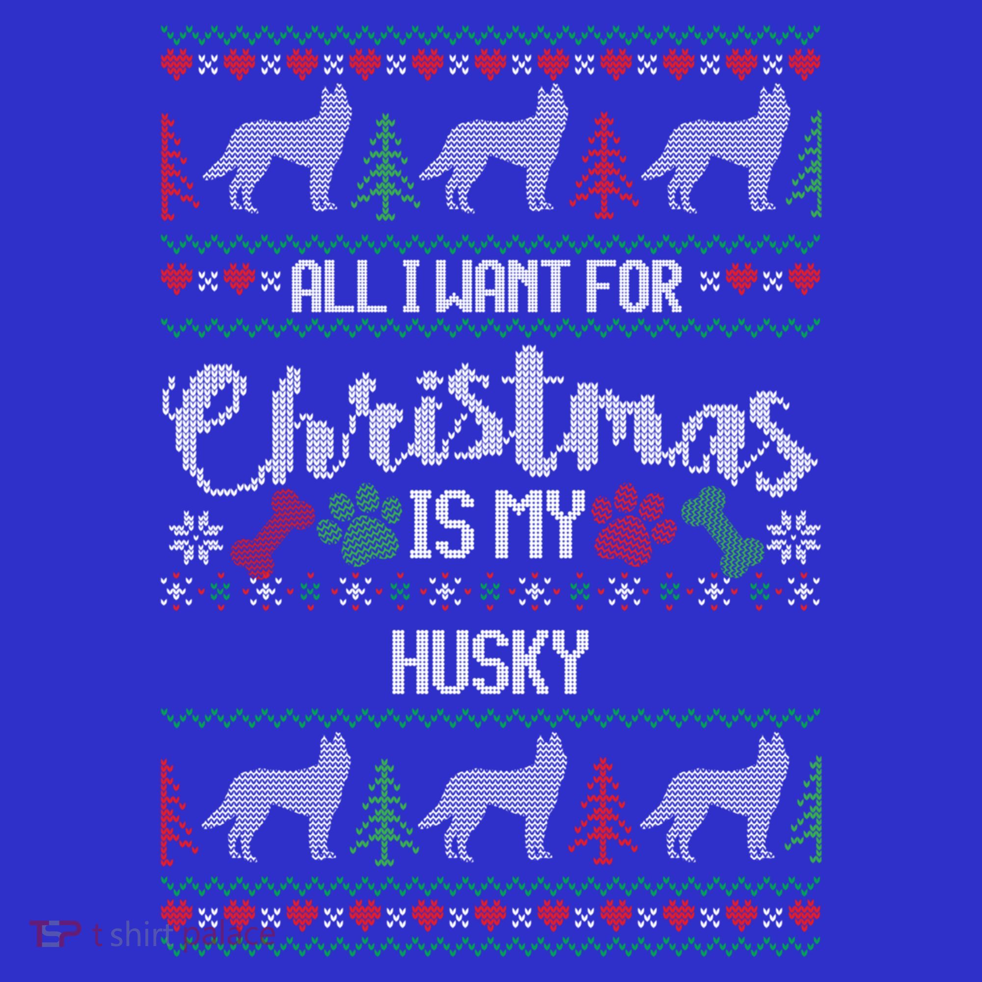 Husky Christmas Sweater Ugly Husky Sweater Gift Hoodie