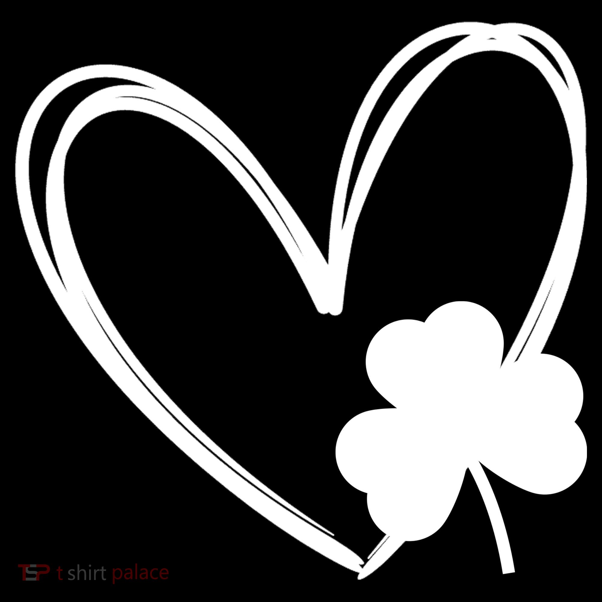 Heart Clover St Patrick's Day USA-Made Doggie Bandana