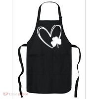 Heart Clover St Patrick's Day Apron thumb 0