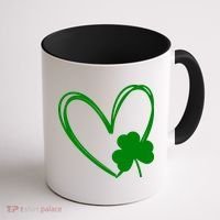 Heart Clover St Patrick's Day Coffee Mug thumb 1