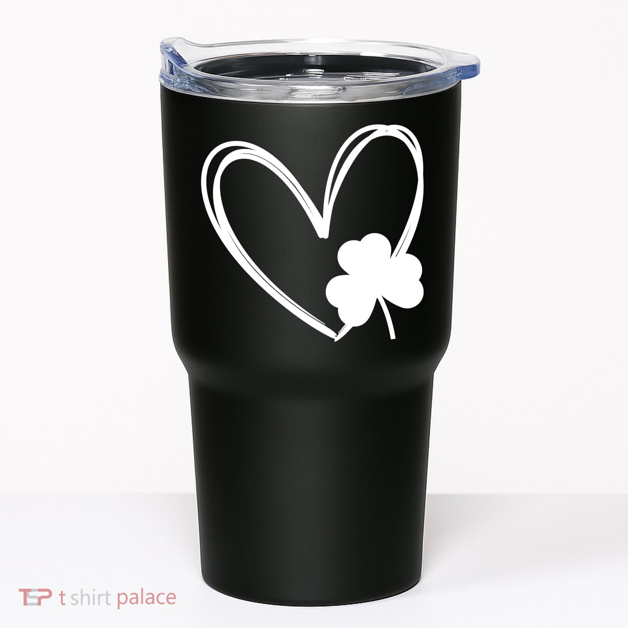 Heart Clover St Patrick's Day Tumbler