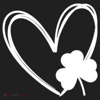 Heart Clover St Patrick's Day Golf Towel thumb 3