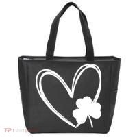 Heart Clover St Patrick's Day Tote Bag thumb 0