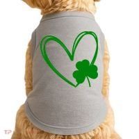 Heart Clover St Patrick's Day Doggie Tank thumb 0