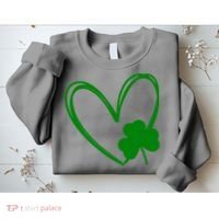 Heart Clover St Patrick's Day Sweatshirt thumb 2