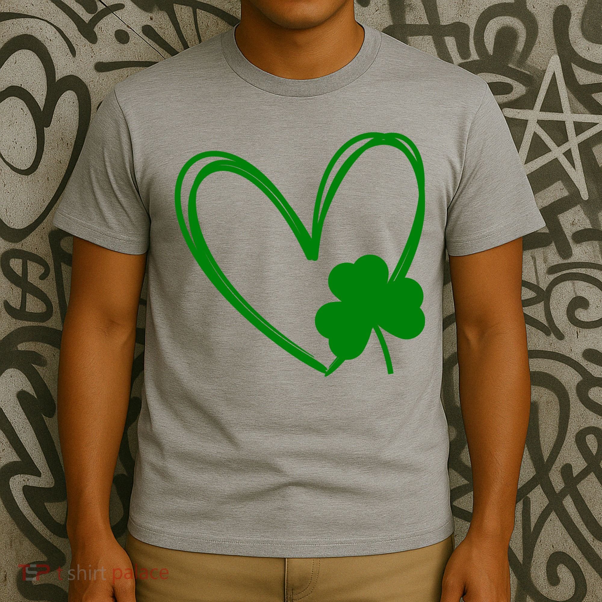 Heart Clover St Patrick's Day T-Shirt