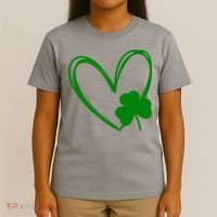 Heart Clover St Patrick's Day T-Shirt thumb 4