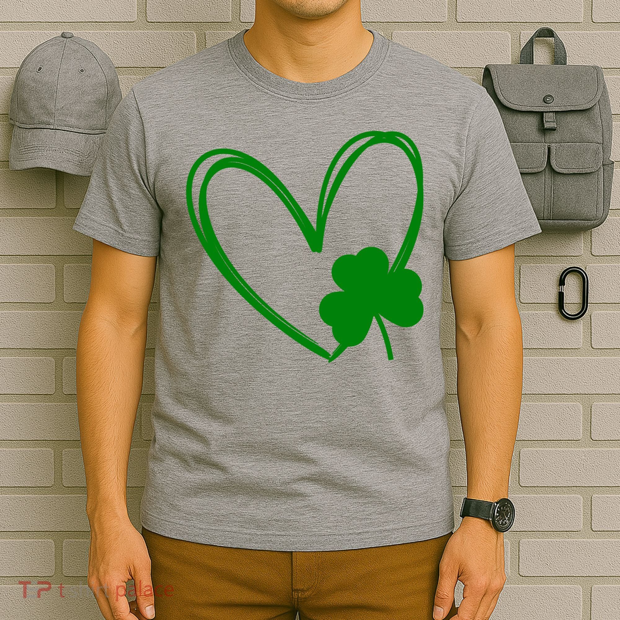 Heart Clover St Patrick's Day T-Shirt